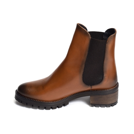 14120 Cognac, Chelsea boots Qootum