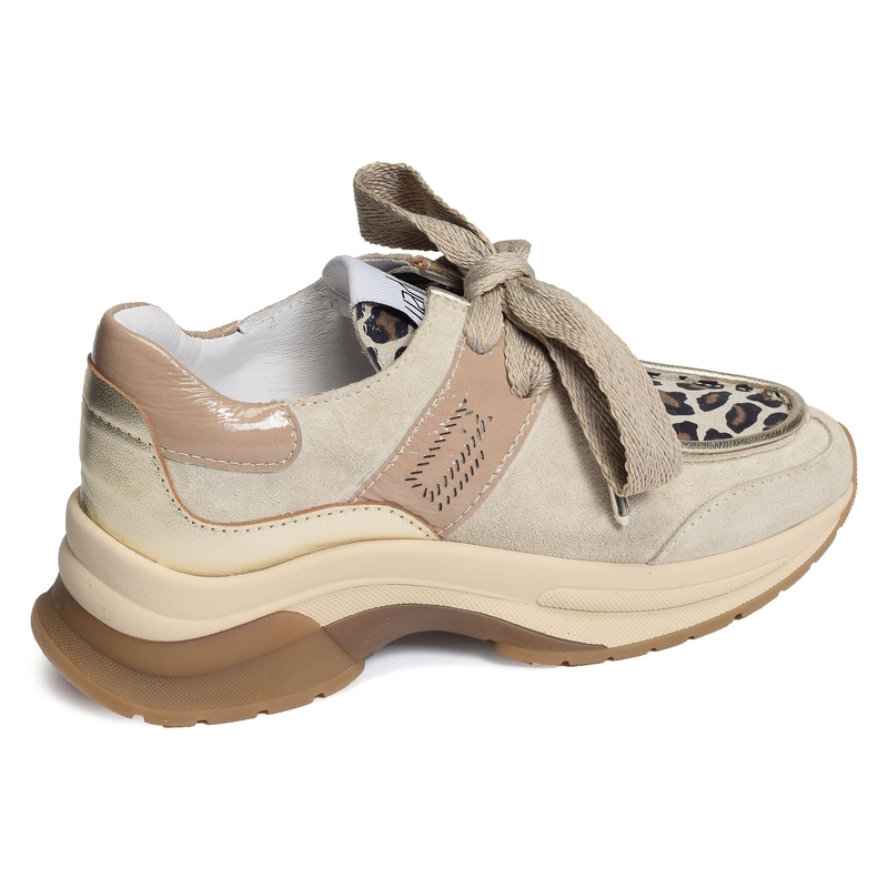 TURBO Taupe, Baskets running Vaddia