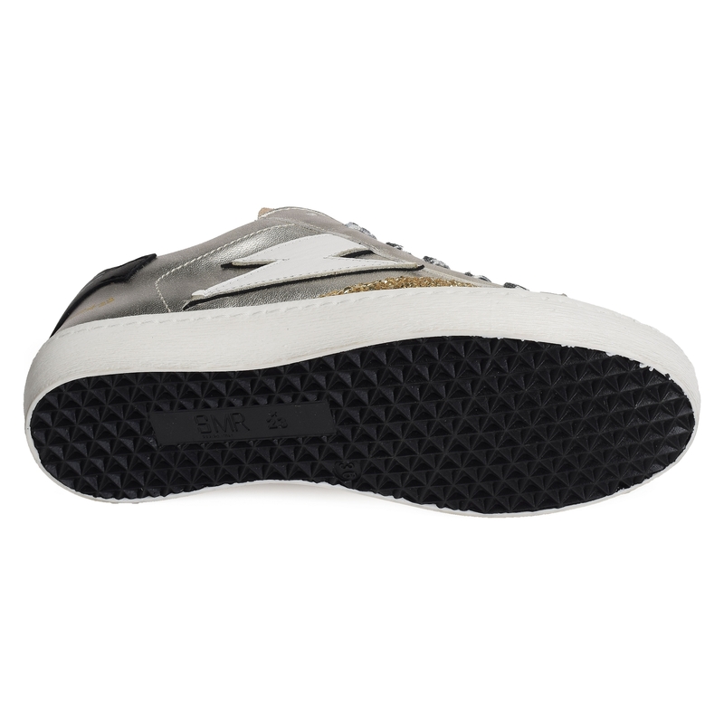 LARRY Beige Argent, Sneakers basses Semerdjian