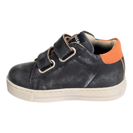 SASHA VELCRO BOY Marine Orange, Chaussures à Scratch Naturino