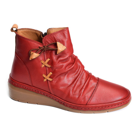 HADRON Rouge, Bottines Madory