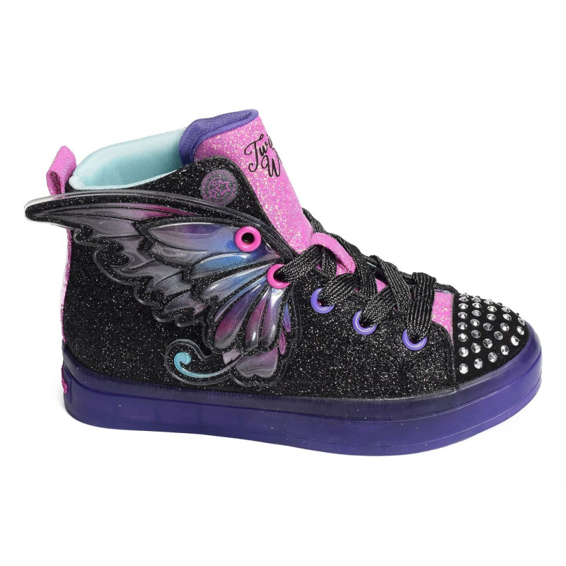 TWI LITES 2.0 TWINKLE WISHES Noir, Baskets montantes Skechers