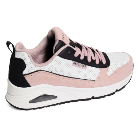 UNO TWO MUCH FUN Blanc Rose, Sneakers basses Skechers