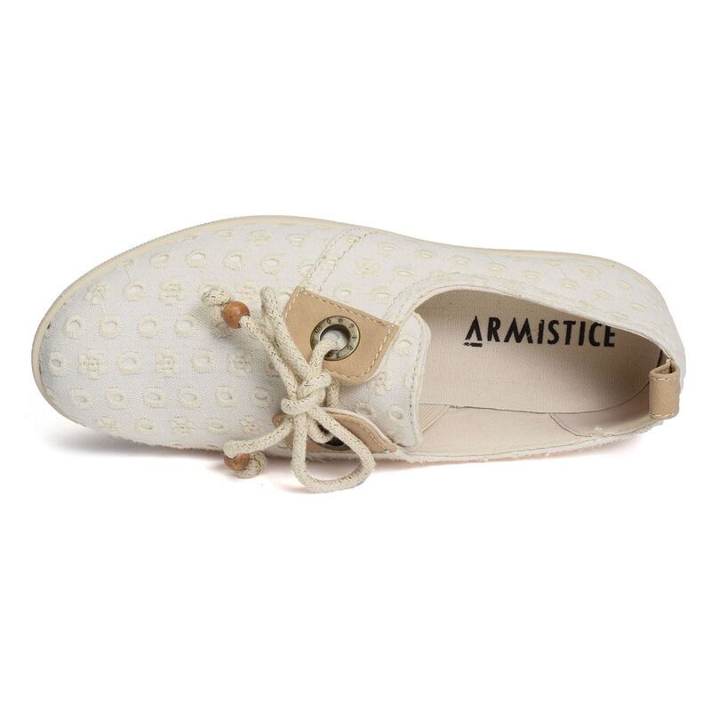 STONE ONE CANVAS Blanc, Chaussures basses Armistice