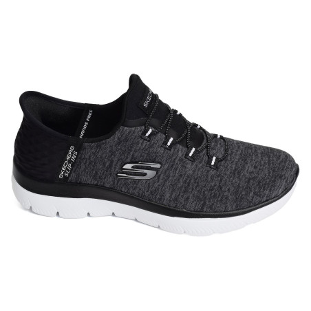 SUMMITS DAZZLING HAZE Gris, Slip-On Skechers