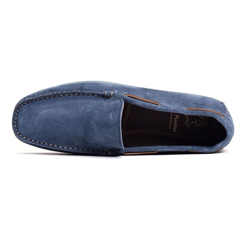 DINGO 6806 Bleu, Mocassins Fluchos