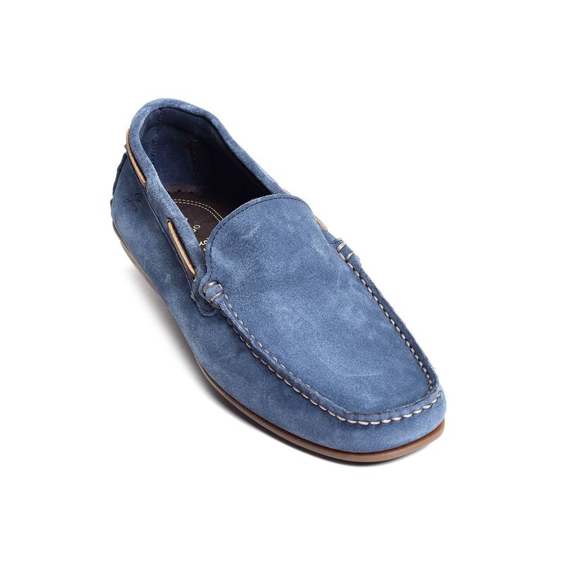 DINGO 6806 Bleu, Mocassins Fluchos