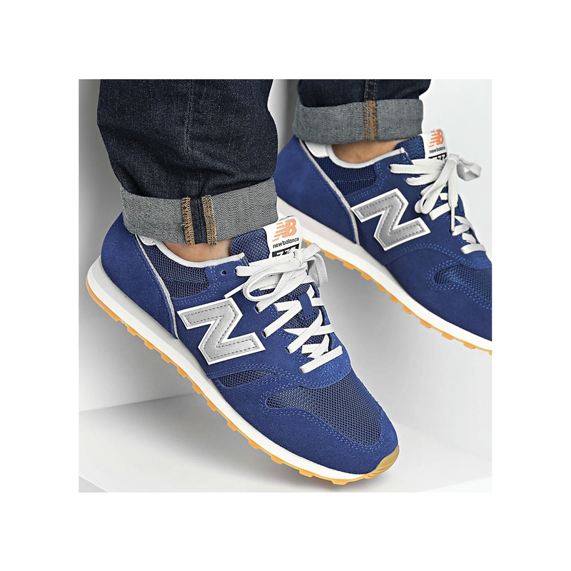 ML373 Bleu Blanc, Sneakers basses New Balance