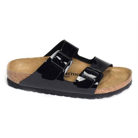 ARIZONA W Verni Noir, Mules Birkenstock