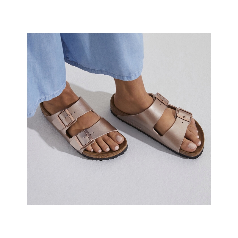 ARIZONA W Rose Or, Mules Birkenstock