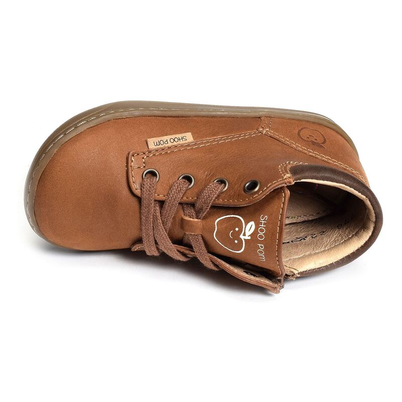 BOUBA ZIP DESERT Camel, Chaussures à Lacets Shoopom