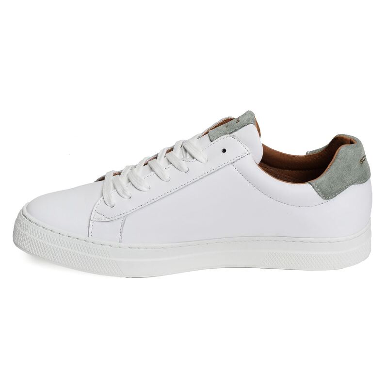 SPARK CLAY Blanc Vert, Sneakers basses Schmoove