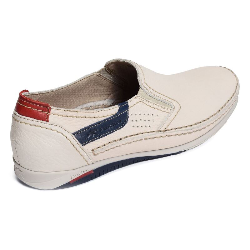 CATAMARAN 8565 Blanc, Mocassins Fluchos