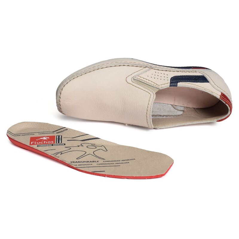 CATAMARAN 8565 Blanc, Mocassins Fluchos