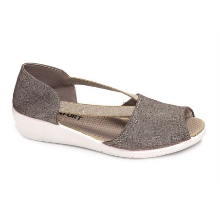 MABEL Bronze, Peep toes CMConfort