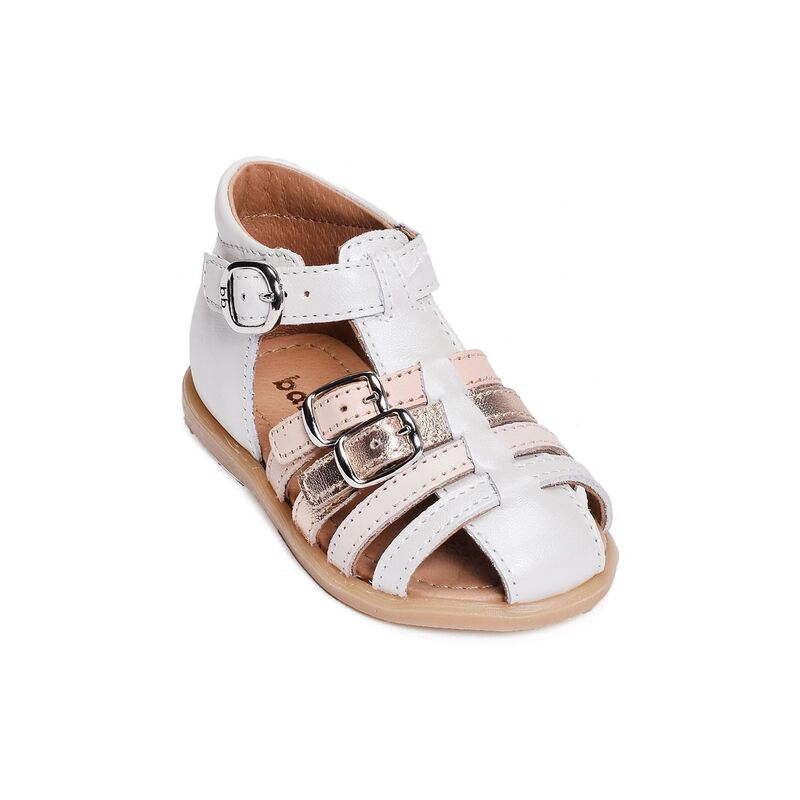 TWIX Blanc Rose, Sandales plates & Nu-Pieds Babybotte