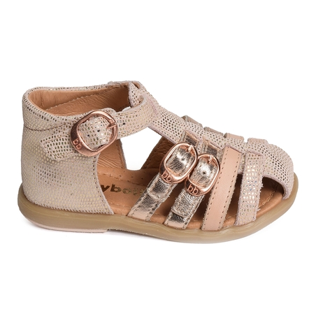 TWIX Rose Clair, Sandales plates & Nu-Pieds Babybotte