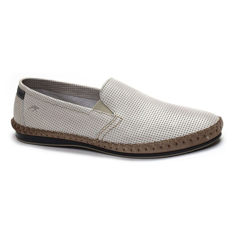 BAHAMAS 8674 Blanc, Mocassins Fluchos