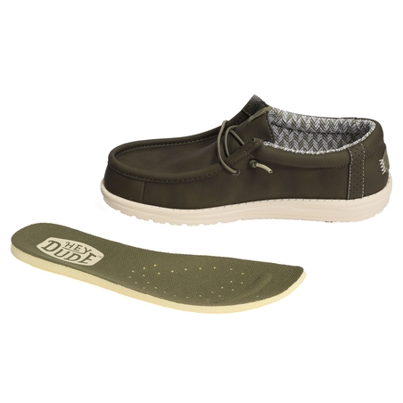 WALLY CLASSIC Kaki, Slip-On HeyDude