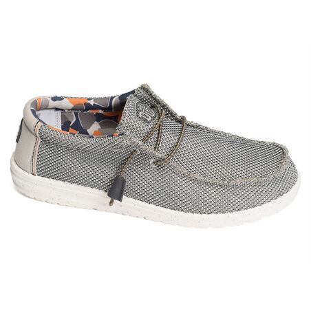 WALLY SOX Gris Bleu, Slip-On HeyDude