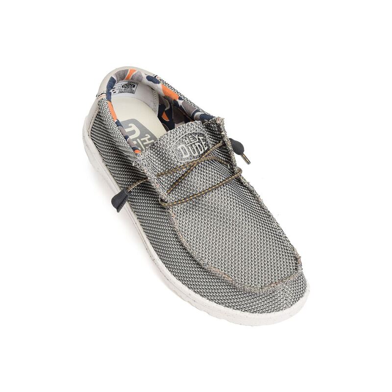 WALLY SOX Gris Bleu, Chaussures basses HeyDude