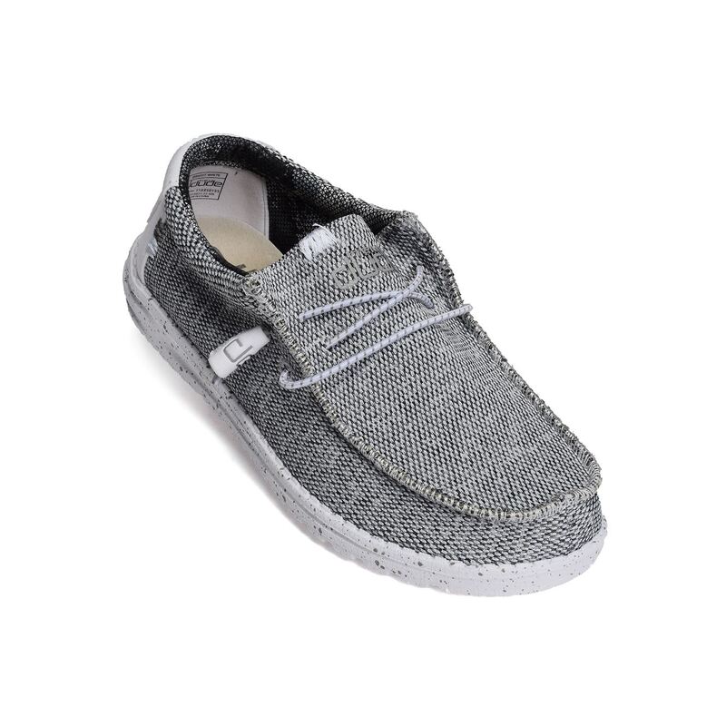 WALLY SOX Gris Blanc, Chaussures basses HeyDude