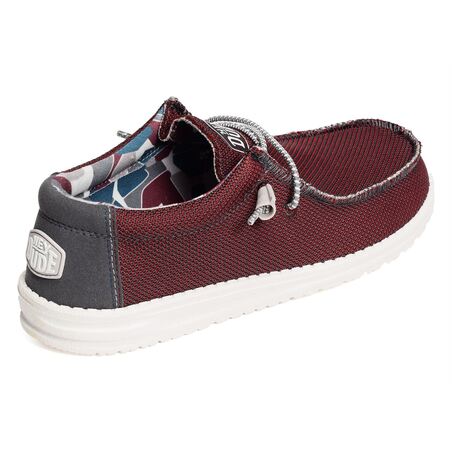 WALLY SOX Bordeaux, Chaussures basses HeyDude