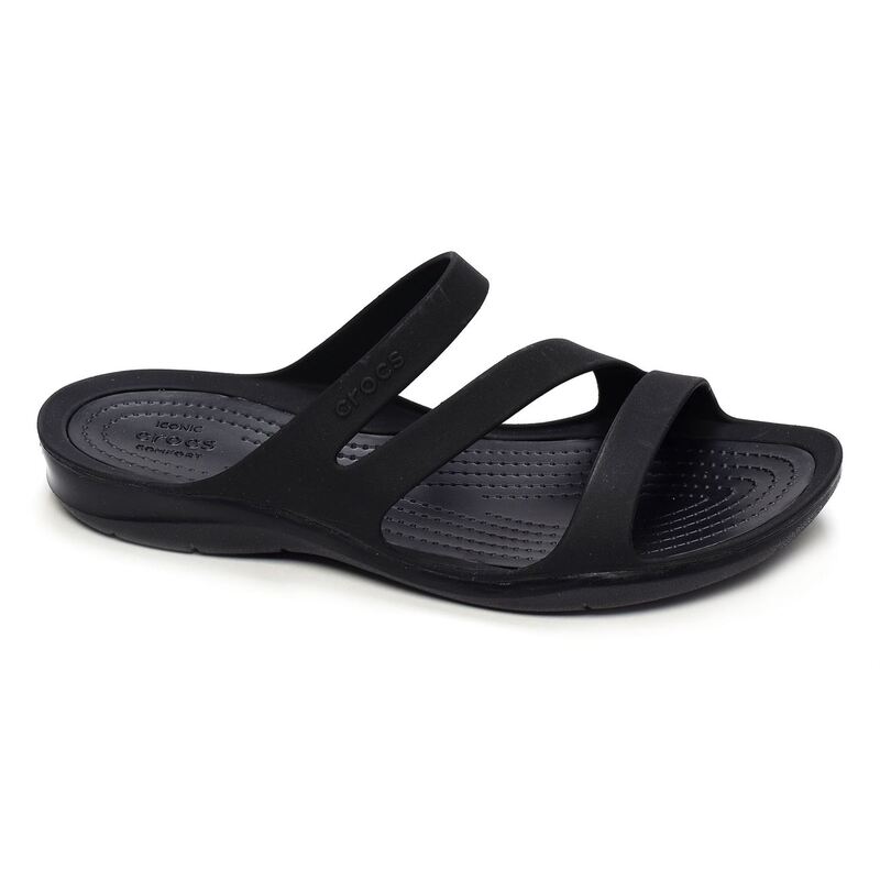 SWIFTWATER SANDAL W Noir Noir, Claquettes Crocs