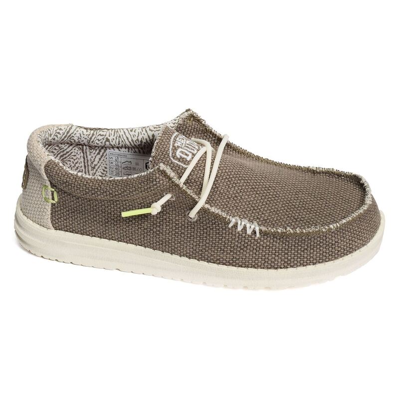 WALLY BRAIDED Taupe, Chaussures basses HeyDude