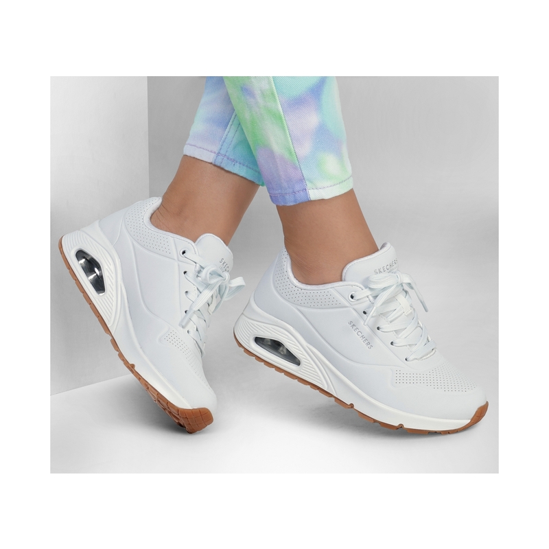 UNO STAND ON AIR W Blanc, Sneakers basses Skechers