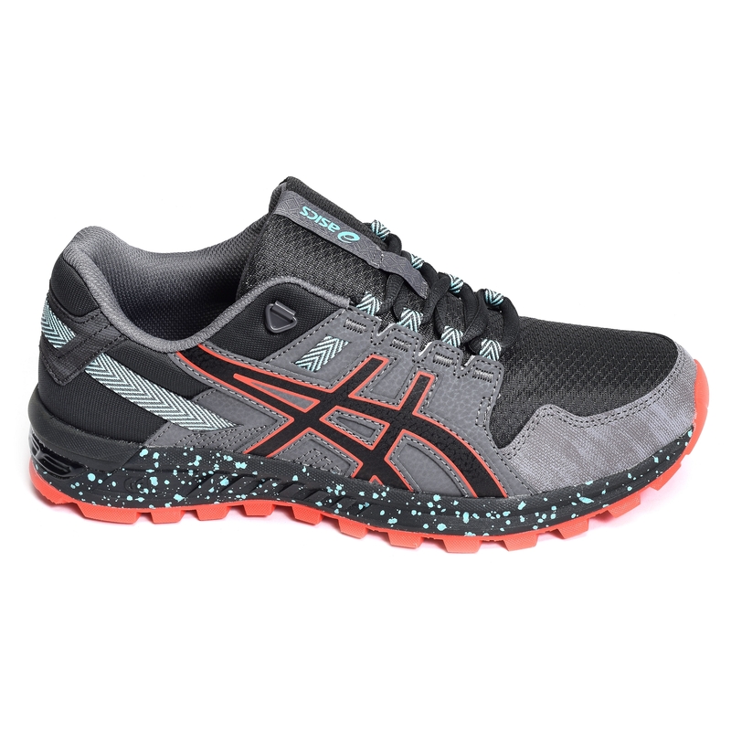 GEL CITREK Gris Rouge, Baskets running Asics