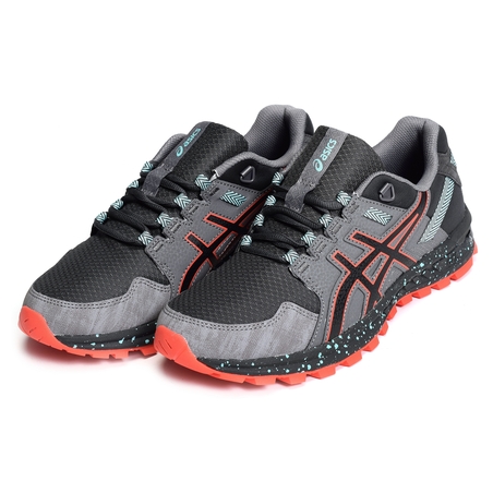 GEL CITREK Gris Rouge, Baskets running Asics