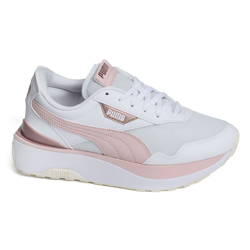 CRUISE RIDER Blanc Rose, Baskets running Puma