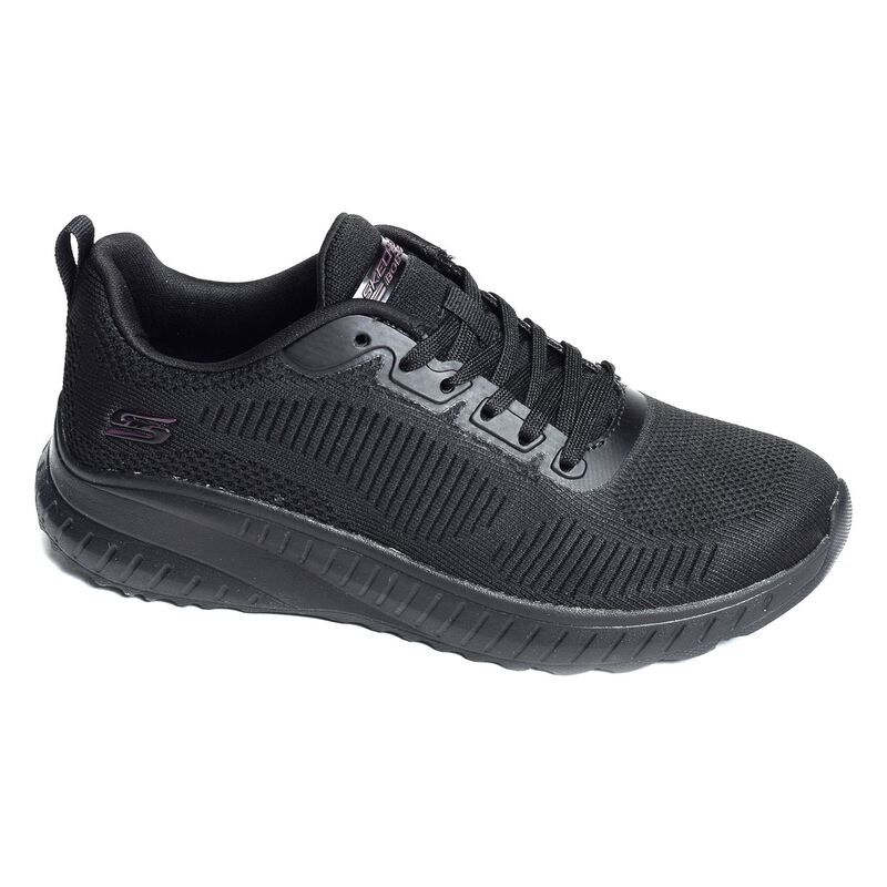 BOBS SQUAD CHAOS Noir, Baskets running Skechers