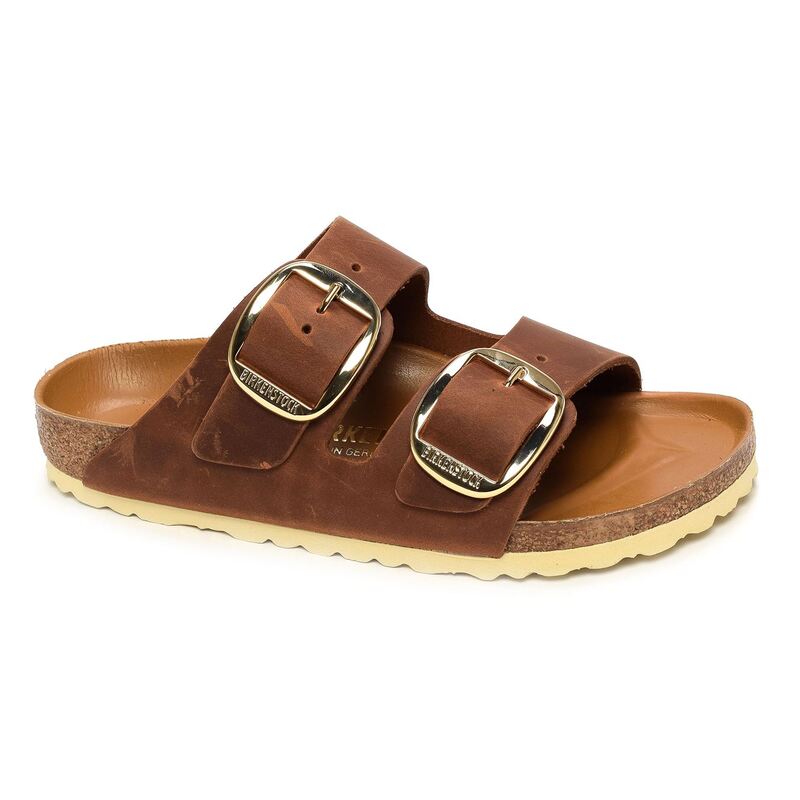 ARIZONA BIG BUCKLE Cognac, Mules Birkenstock