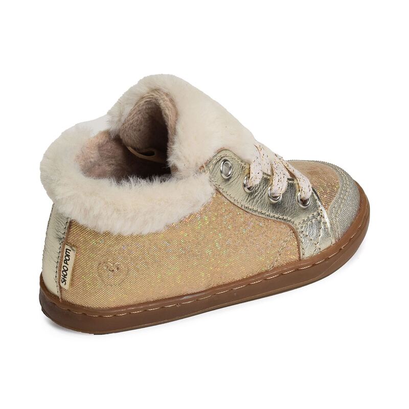 BOUBA ZIP HAIR Platine, Chaussures à Lacets Shoopom