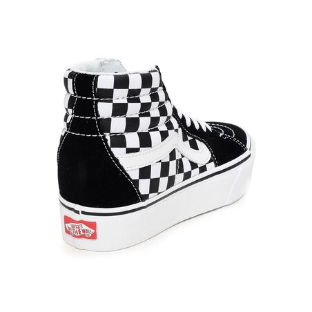 UA SK8 HI PLATFORM Noir Blanc, Baskets montantes Vans