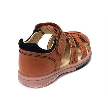 PLATIBACK Camel, Sandales plates & Nu-Pieds Kickers