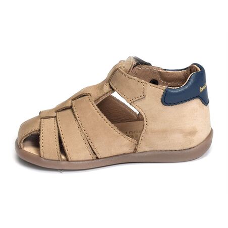 GIMMY Beige Bleu, Sandales plates & Nu-Pieds Babybotte