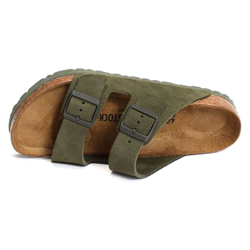 ARIZONA SFB CUIR Kaki, Mules Birkenstock