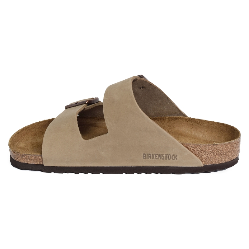 ARIZONA SFB CUIR Tabac, Mules Birkenstock