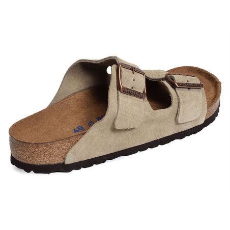 ARIZONA SFB CUIR Taupe, Mules Birkenstock