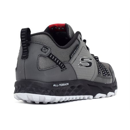 ESCAPE PLAN Gris, Baskets running Skechers