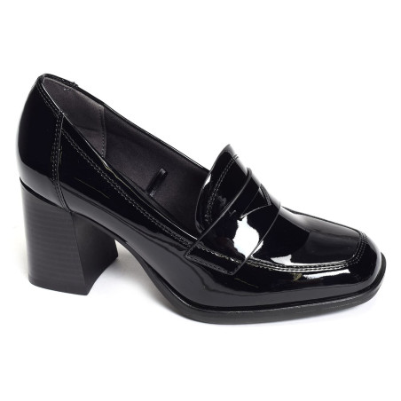 24438 Verni Noir, Mocassins Tamaris