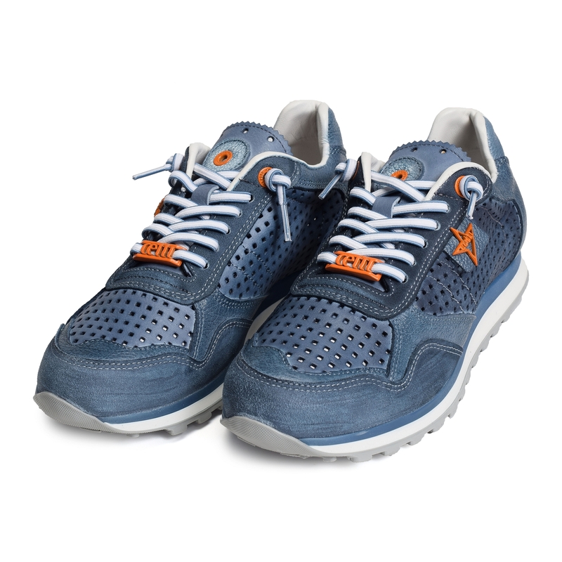 C848 Bleu Orange, Baskets running Cetti