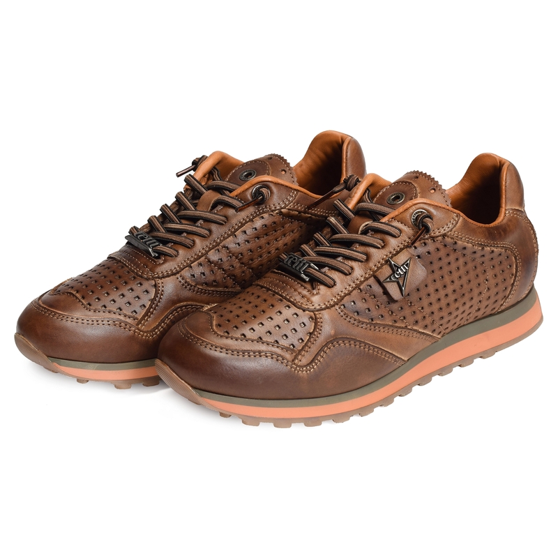 C848 Marron Orange, Baskets running Cetti