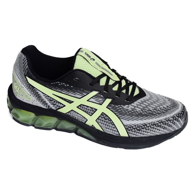 GEL QUANTUM 180 Gris Vert, Baskets running Asics