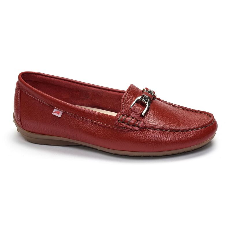 BRUNI F0804 Rouge, Mocassins Fluchos