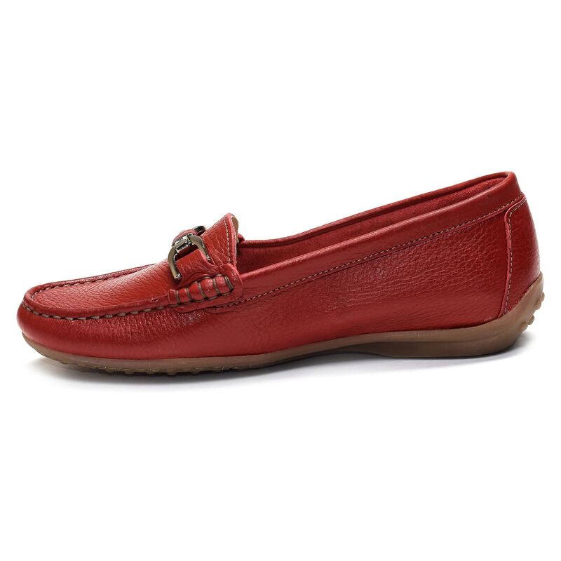 BRUNI F0804 Rouge, Mocassins Fluchos