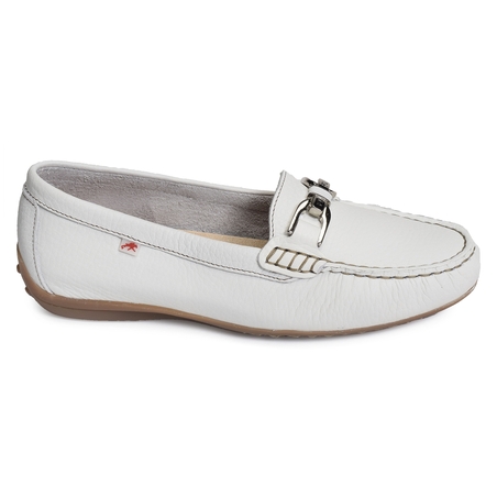 BRUNI F0804 Blanc, Mocassins Fluchos